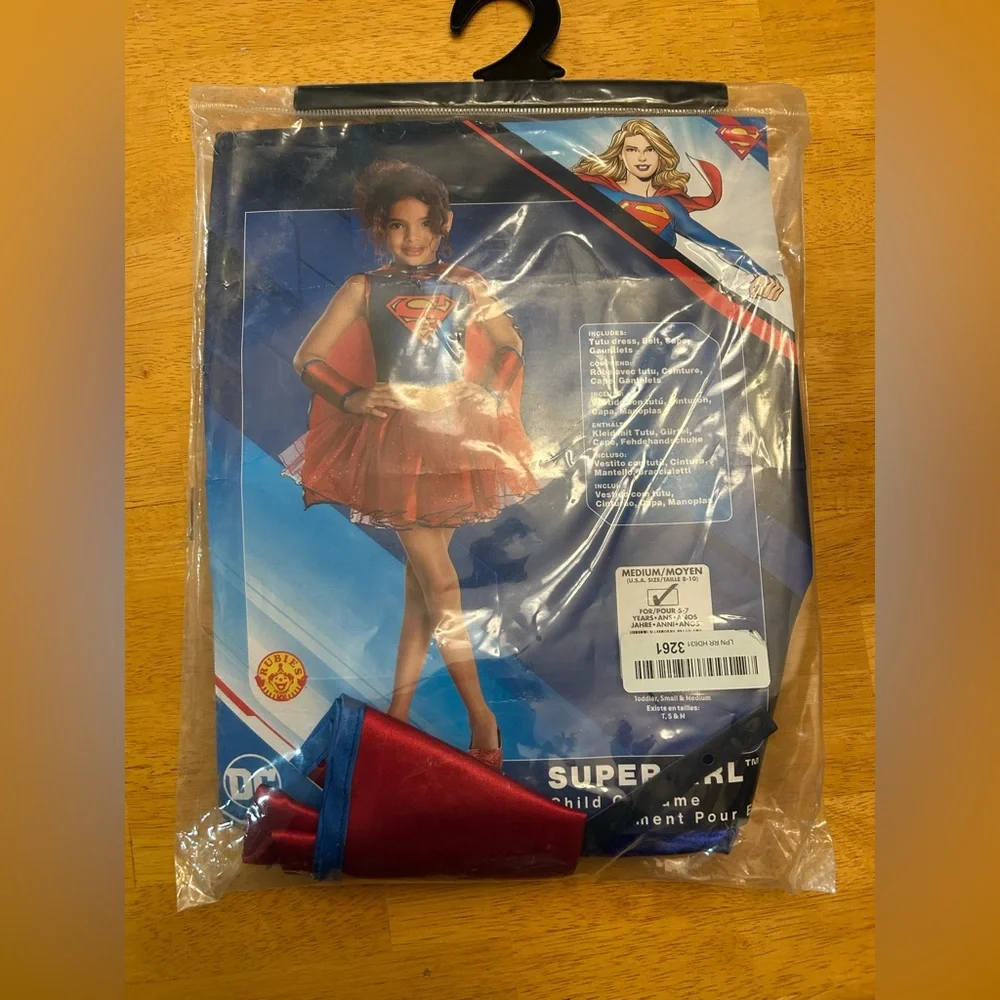 Rubie's Justice League Child's Supergirl Tutu Dress size Medium 5 - 7